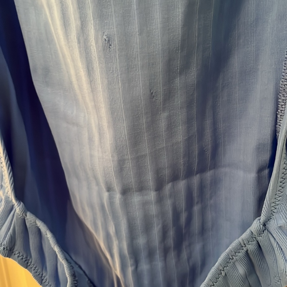 NWT** - Solid and Striped The TONI French Blue swimsuit. **DAMAGED**. See photos - Picture 9 of 12